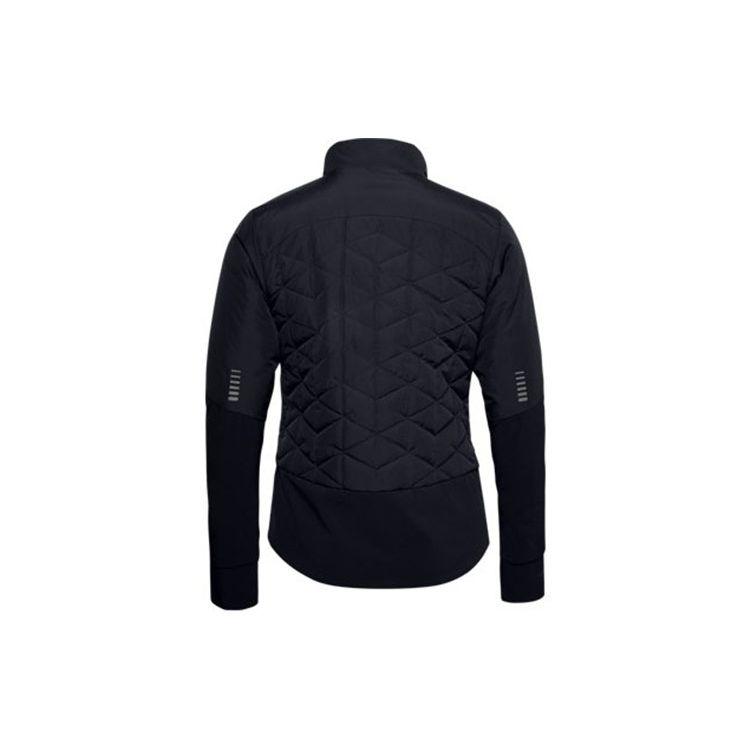 Under Armour Cg Reactor Run Hybrid Solid Color Sports Warm Jacket Women Jacket Black 1355809-001