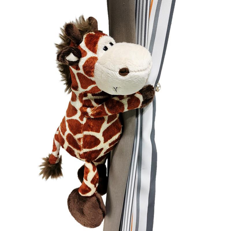 

Creative Giraffe Window Clips With Nopunch Design For Childs Curtains Bedroom