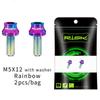 2pcs Screw Bike Bottle Holder Screw Titanium Zinc Zinc Alloy Bicycle Water Bottle Fixed Screws  Water Holder