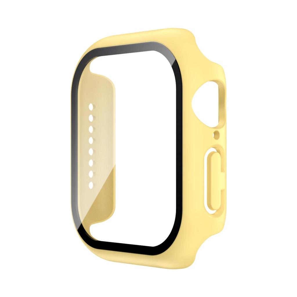 Tempered Glass+Case For Apple Watch 11 10 Cover 46mm 42mm 38mm 40mm 41mm 44mm 45mm Screen Protector for iWatch 9 8 7 6 5 4 SE
