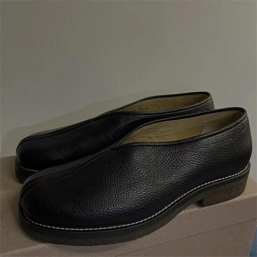 Neu Damen Pumps Chunky Low Heel Retro Paar Lederschuhe Herren Derby Schuhe Dicke Sohle Plateau Pumps Slip-on