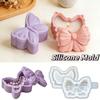 Mjuk Silikon Ljuskopp Form Rosettform Förvaringsburk Form Tvålform Ljusgjutning