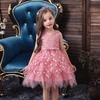 New Baby Girls' Birthday Princess Dress Tutu Dress for Toddler Girls, Kindergarten Dresses