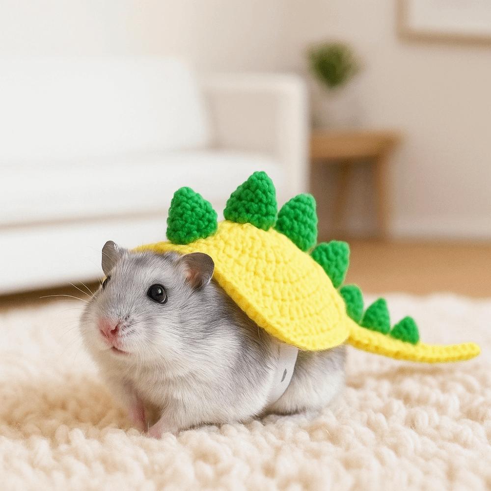 Pet Apparel Cartoon Turtle Knitted Sweater Dinosaur Warm Turtle Costume Adjustable Pet Tortoise Clothes Halloween Party