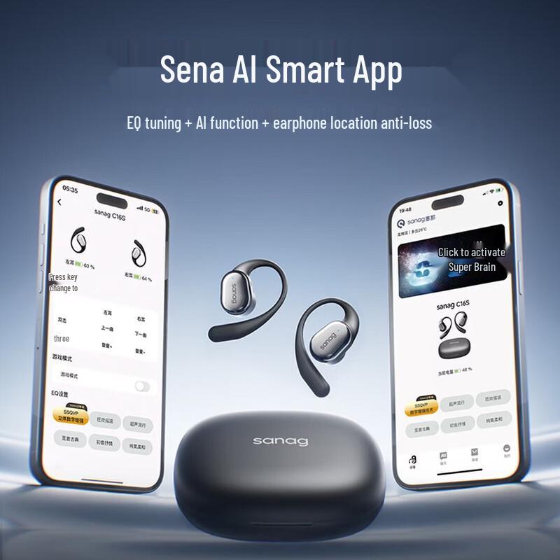Saina C16S Open-Ear Bluetooth Sport Earbuds