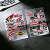 AAAKU1 For Reflective Motorcycle Stickers, 3M Safety Warning At Night In the Dark Scooter Helmets
