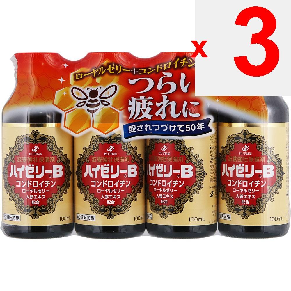 Zeria High Jelly B 100ml X 4 Medical supplies Physical Fatigue & Nutritional Support (Vitamins) Efficacy: Nutritional support for cases such as nouris