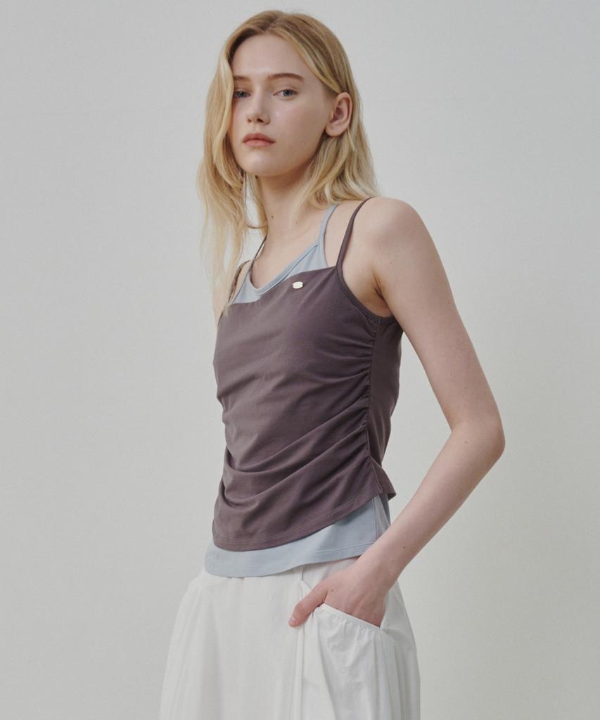 Ollibeudeollibeu Halter Neck Top & Sleeveless Set Oe6Me4140