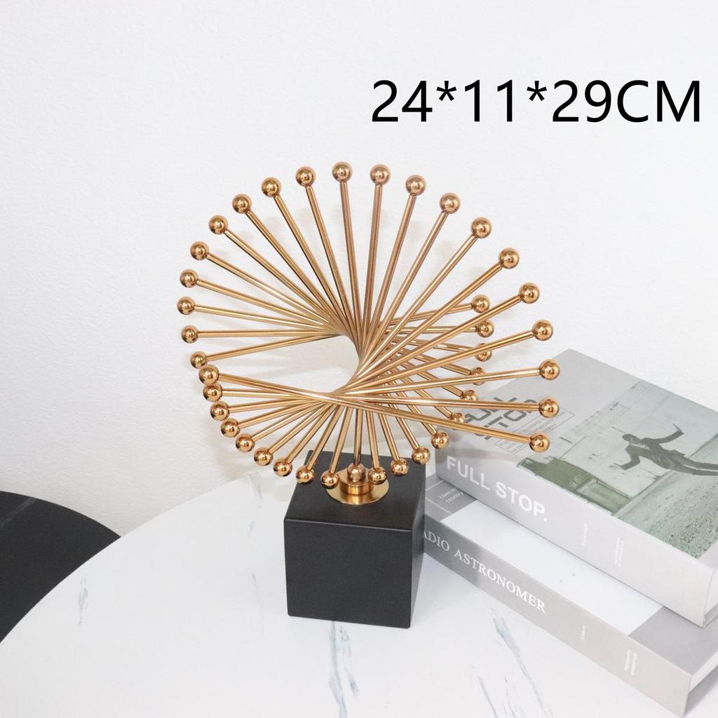 Contemporary Nordic Metal Ornaments: Stylish Decor for Living Room, Entrance, Wine & TV Cabinets