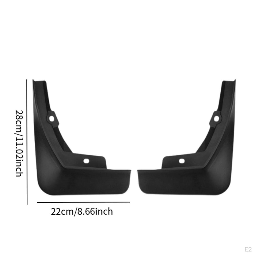 4Pcs Car Mud Flaps Mudflaps High Performance Automotive Accessories Stable Mudguards Protection for