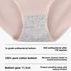 Women's Spring Summer Grade 7A Anti Bacterial Cotton Comfortable Breathable Mid Waist Briefs