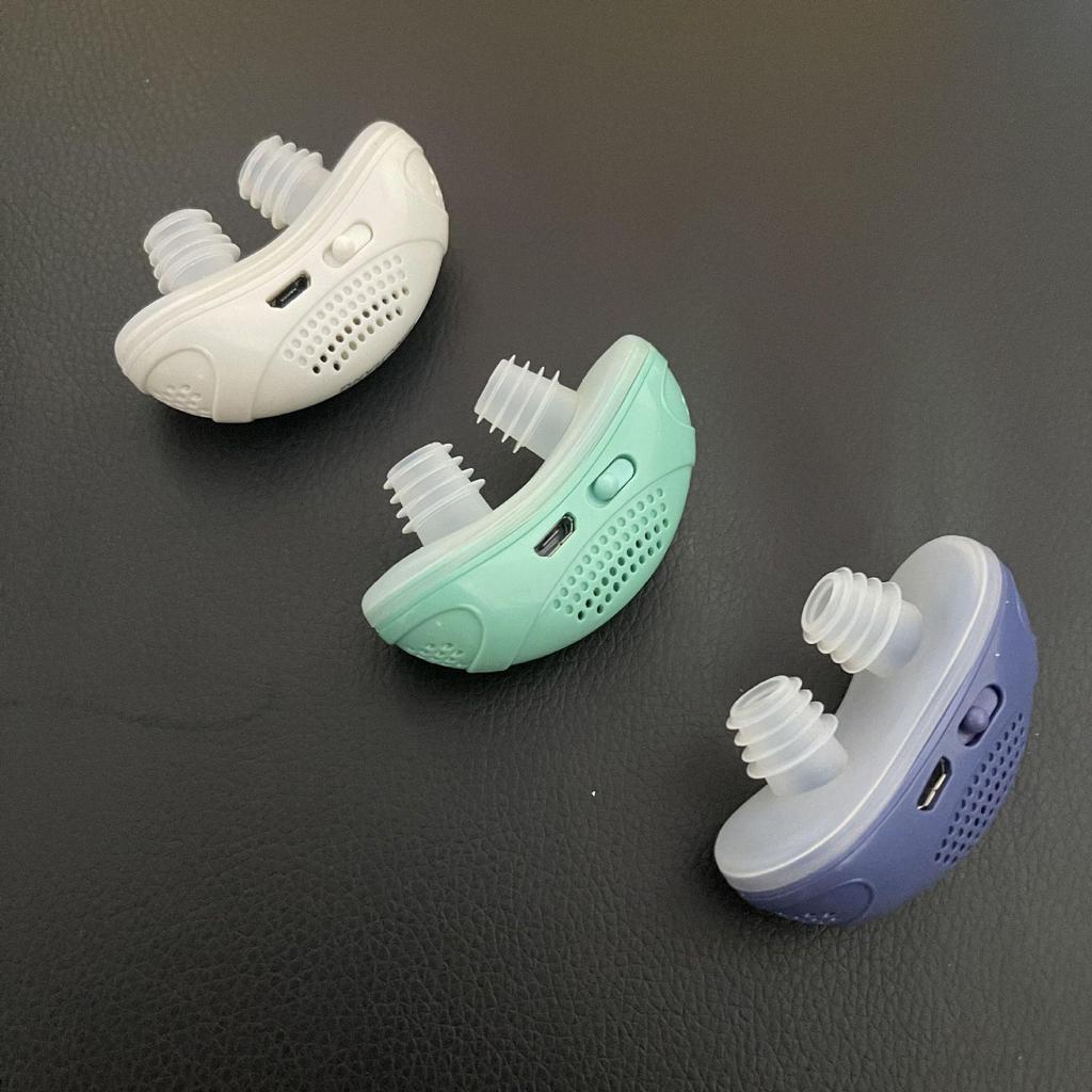 New Compact Electric Anti-Snoring Device for Men and Women - Home Use Solution to Stop Snoring