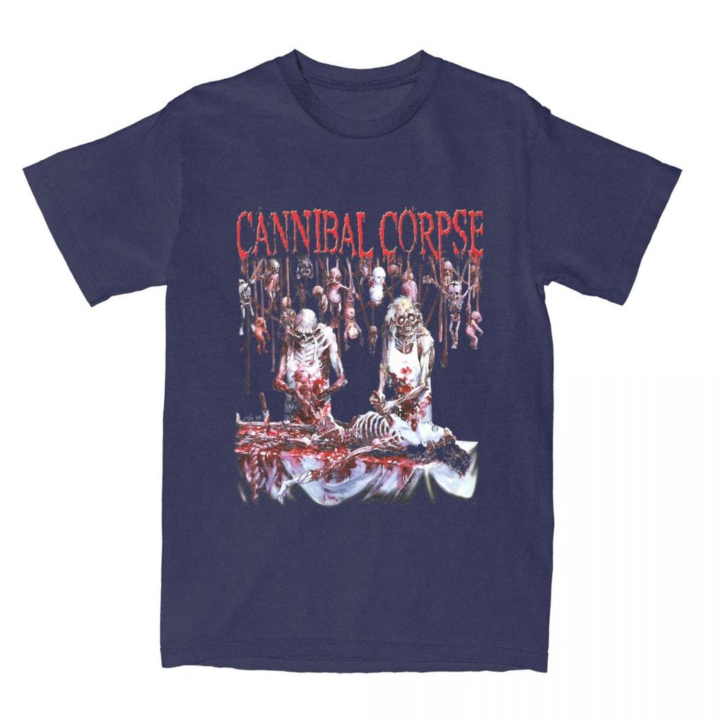 Men Women Cannibal Corpse Butchered At Birth Shirt Accessories Band Pure Cotton T-shirt Clothing Humorous Tee Shirt Printed