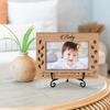 Zodvery New Baby Picture Frame, Wooden Photo Frame Family Frame For New Parents, 4x6 Picture Frame, Tabletop Display Home Decor for Living Room,