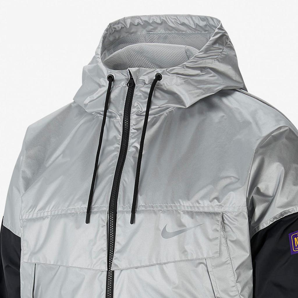 Nike AS LAL Men's Lightweight CTS CHRM Metallic Silver Jacket CV3886-095