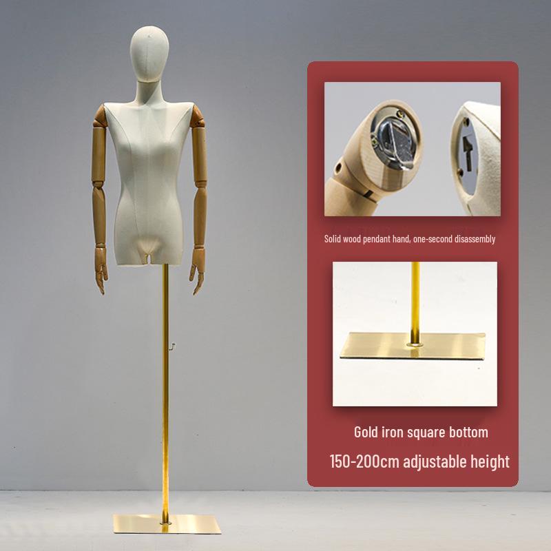 Korean Women's Clothing Store Mannequin: Pendant Arm Flat Shoulder Display Stand