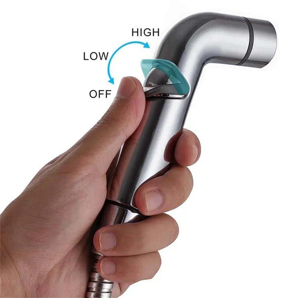 Health-Conscious Bidet Sprayer with Flow Adjustment - Hand Shower Head for Toilet, Must-Have Bathroom Accessory