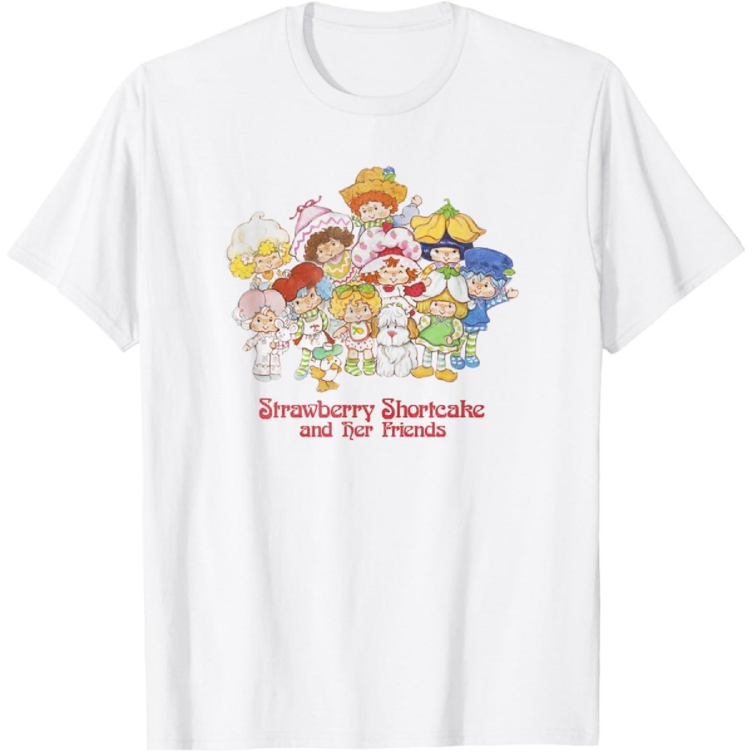 

Strawberry Shortcake And Her Friends Poster T-Shirt XXXXXL білий