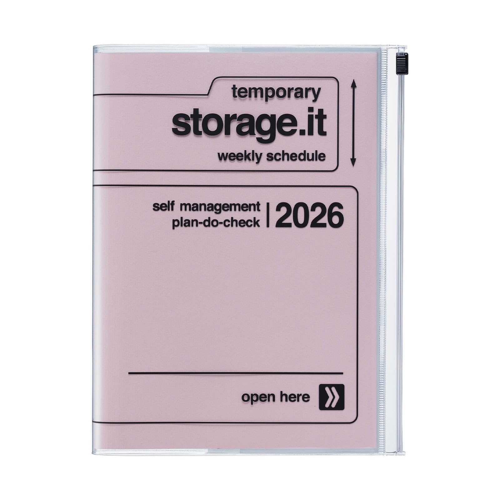 

Еженедельник на 2025 год, вертикальный, начиная с сентября, формат А5, с местом для хранения, международный планировщик, расписание, 2025 год, размер, он, розовый, планировщик MARK S, 26DRI-HV01-PK розовый