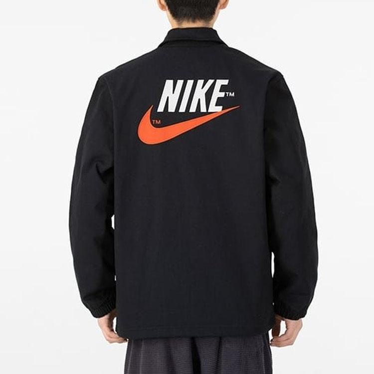 Nike Trend Capsule Large Logo Sportswear Cotton-Padded Jacket Men Outerwear Black DM5276-045