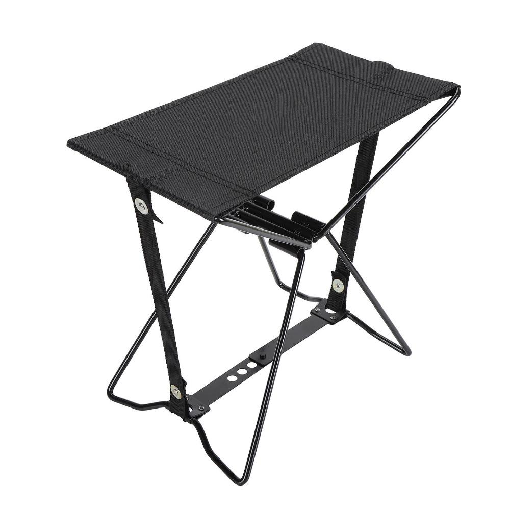 Compact Lightweight Build Portable Canvas Seat X Frame Outdoor Foldable Stool Outdoor Use