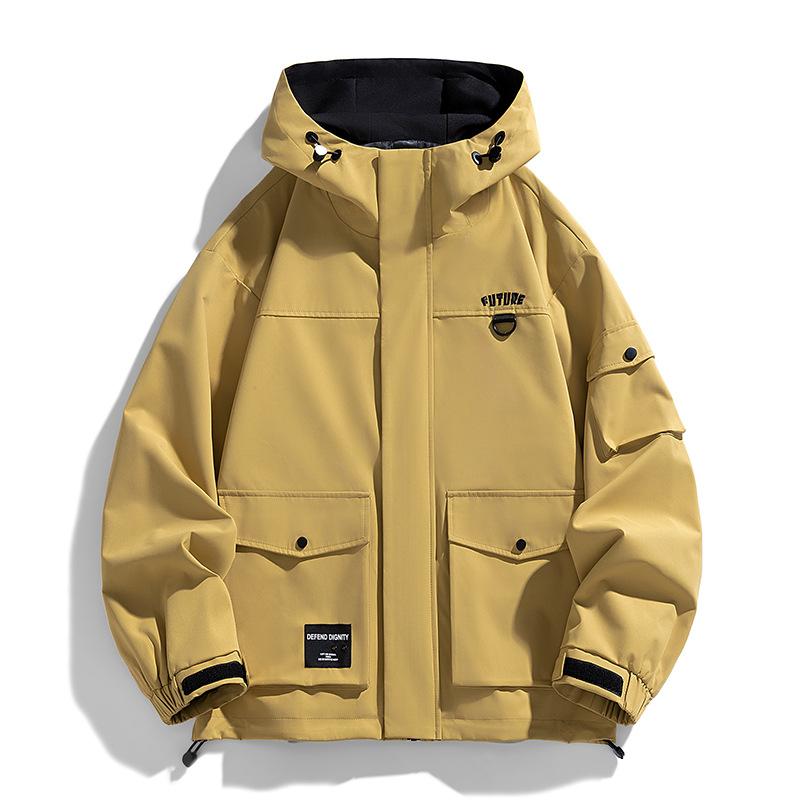 

Spring and Autumn New Casual Men s Plus Size Jacket Men s Loose Fashion American Sports Waterproof Cargo Jacket 8XL