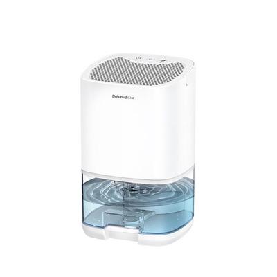 Compact Silent Bedroom Dehumidifier with 350ml Capacity and Colorful LED Display