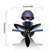 Car Interior Dashboard Decoration Ornament Scent Enhancer, Cute Pilot Model With Active Propeller Vent Mounted Freshener