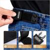 Klitband Geen Gesp Onzichtbare Elastische Riem Zacht Breed Model Mannen Vrouwen Jeans Taille Versmaller Verstelbaar Casual Luie Tailleband