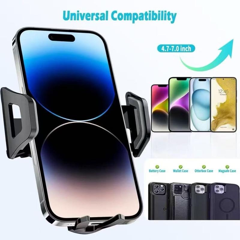 Car Phone Holder Mount Universal Phone Holder With Hook Clip For Car Air Vent Compatible Support for Mobile Interior Parts