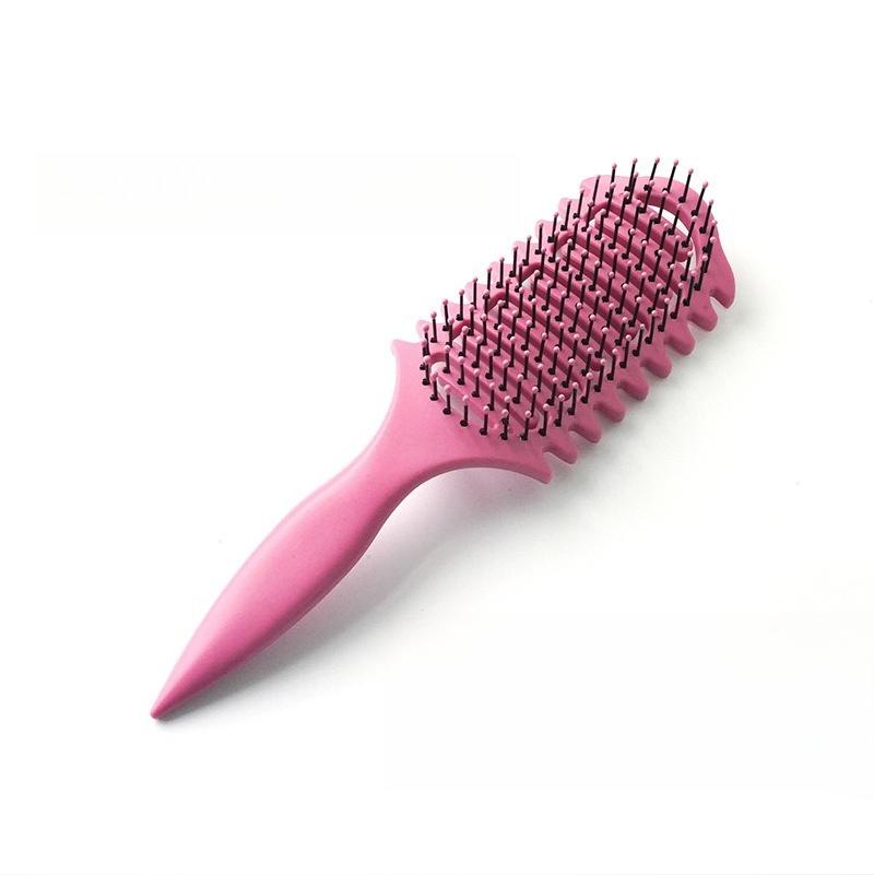 Bouncing Comb, Hollow Massage Comb, Cross-border Comb, Hair Dryer, Two-in-one, for Straightening and Fluffy Curling Hair