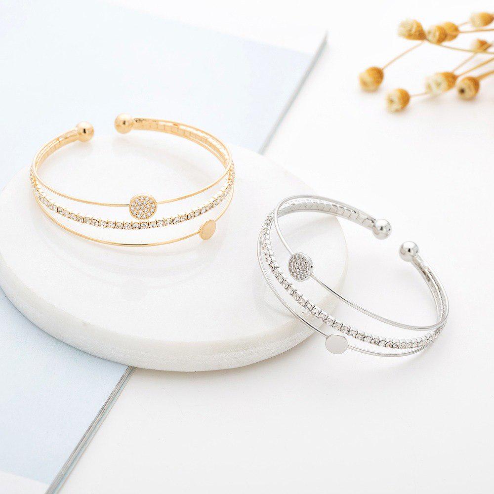 Armbånd Klassisk Krystall Rhinestone Stretch Armbånd Armbånd Armbånd Elastisk Bryllup Brudesmykker