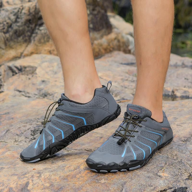 Thickened hiking shoes Hiking shoes Lightweight non-slip and wear-resistant hiking shoes Breathable hiking shoes Five fingers up the river