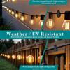 100-Pack String Light Hooks With Screws – White/Black Screw Hooks For Christmas Lights, Fairy Lights – Indoor/Outdoor, 10 Lbs Capacity