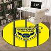 Oxford United Crest Round Rug for Livingroom,Bedroom, Palyroom, Chair Rug, Area rug, Circle Carpet, Large Size Fan Christmas gift