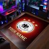Crystal Velvet Rug Germany national football team Print Custom Name Text Floor Mat Home Decor
