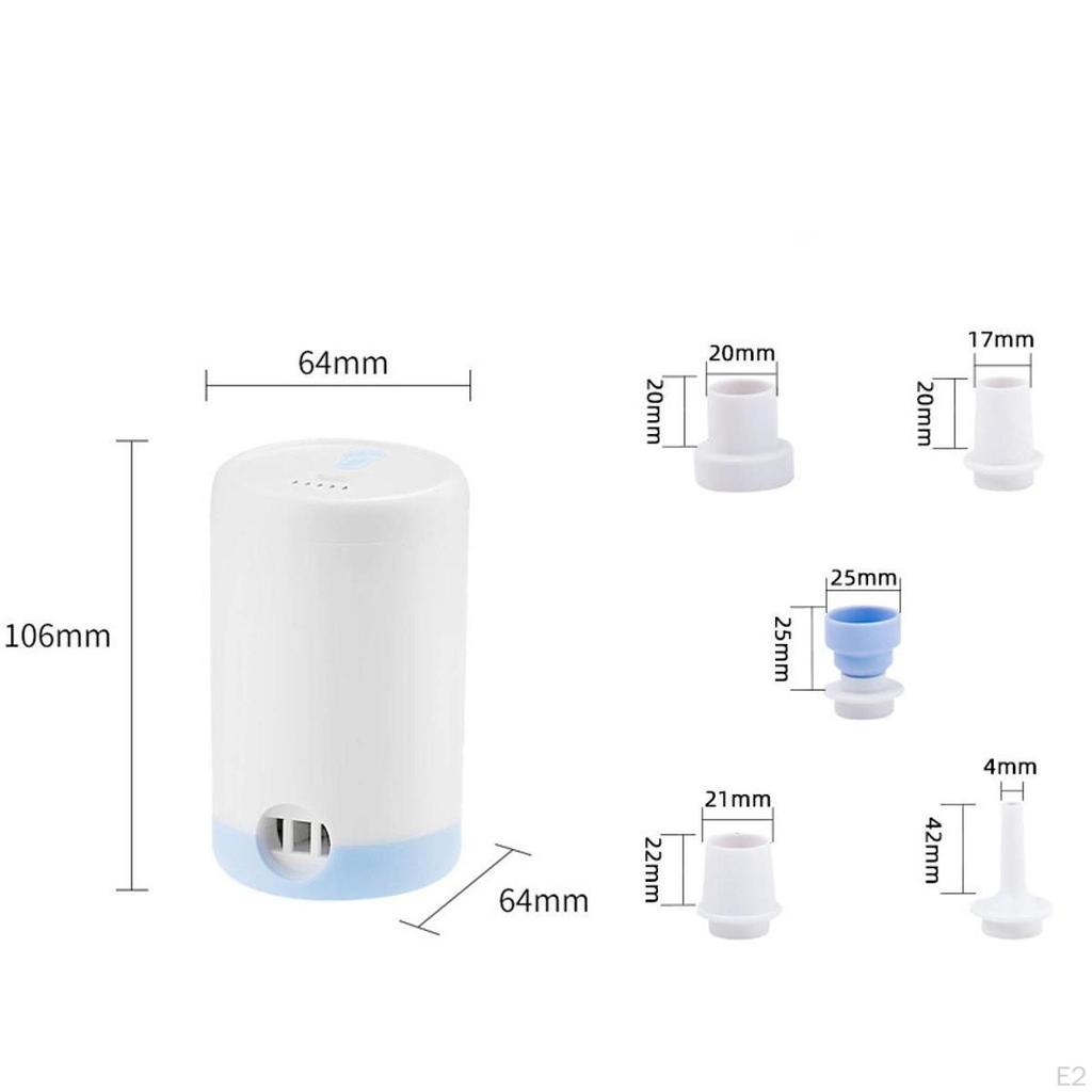 Electric Air Pump with Compression Bag And 5 Nozzles for Pillows