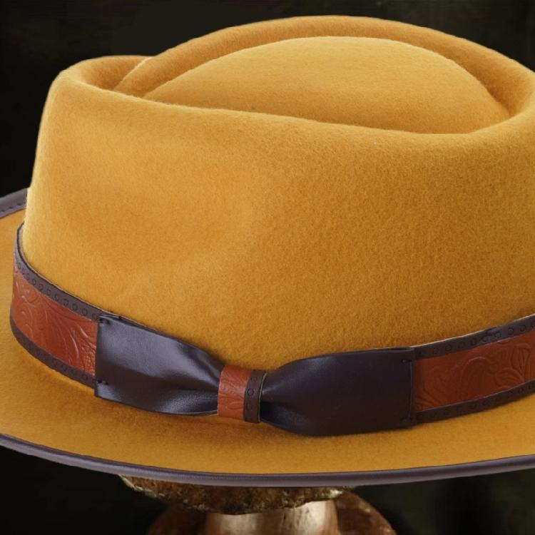 Vintage Boater Hat Fedora Top Hat Prom Costume for Outdoor Gatherings Activities