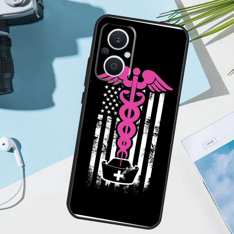 Medicine Doctor Nurse Case For OPPO Reno 12F 12 13 11 F 8T 7 8 10 Pro OPPO Find X8 X6 Pro X3 X5 Lite Phone Cover