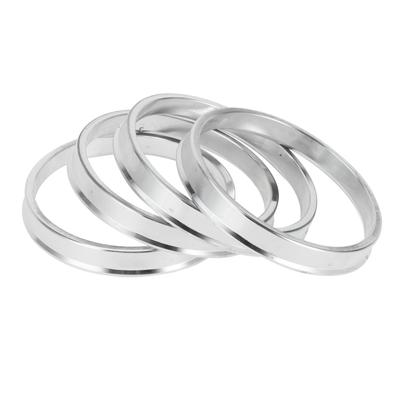 INFINAUTO Hub Centric Rings 66.6mm ID To 73.1mm OD Vehicle Wheel Hub Rings Aluminum Alloy 4pcs