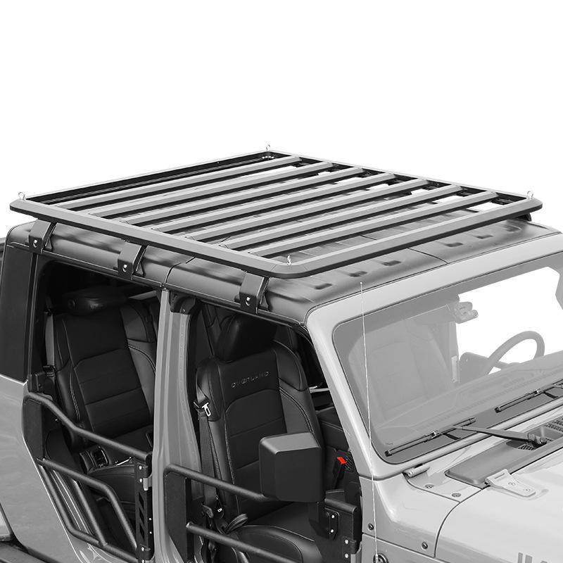 Easy-to-Assemble Roof Luggage Carrier for 2018+ JL Wrangler, Perfect for Off-Road Adventures