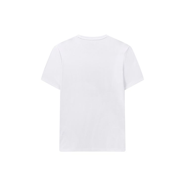 FILA White Special Series American Retro Letter Logo Print Simple Sports Casual Crew Neck Short Sleeve T-Shirt Men Tops F11M317101FWT