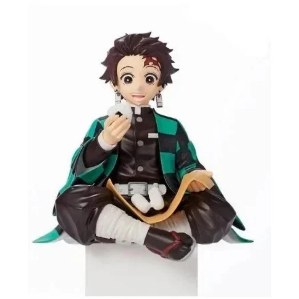 10-15cm Anime Demon Slayer Action Figure PVC Model Doll Collection Toy Car Figure Kamado Tanjiro Nezuko Sitting Ornaments