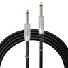 Guitar Connecting Cable Straight 6.35mm Male Jack Stereo Audios Interconnect Cord for Electric Guitar, Bass, Mandolin