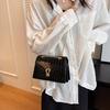 Alligator Print Crossbody Bag Shoulder Bag for Girl Women Solid Color Bag