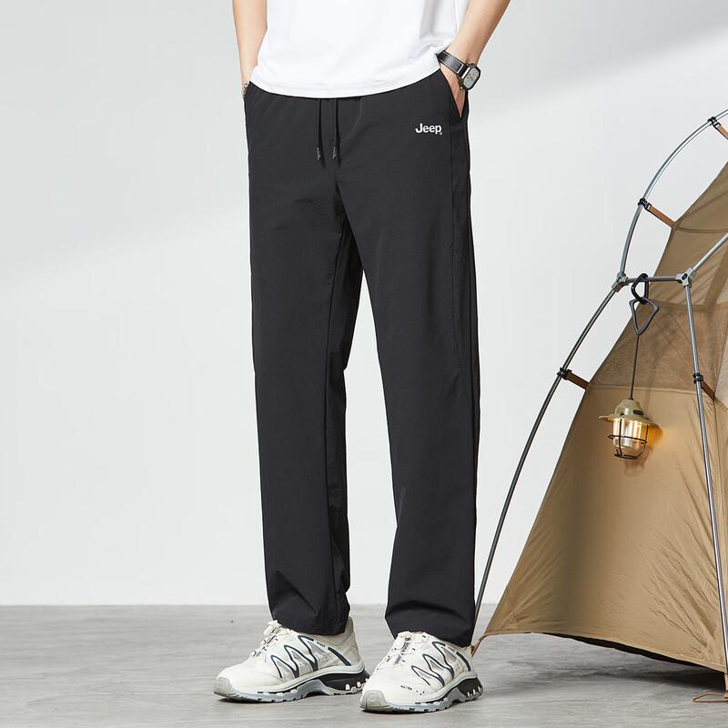 JEEP Men's Lightweight Breathable Straight-Leg Outdoor Sport Pants