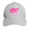 Rad in Pink Tee Shirt  Black Baseball Cap winter hats for Unisex Hip Hop New In The Hat For Girls Unisexs