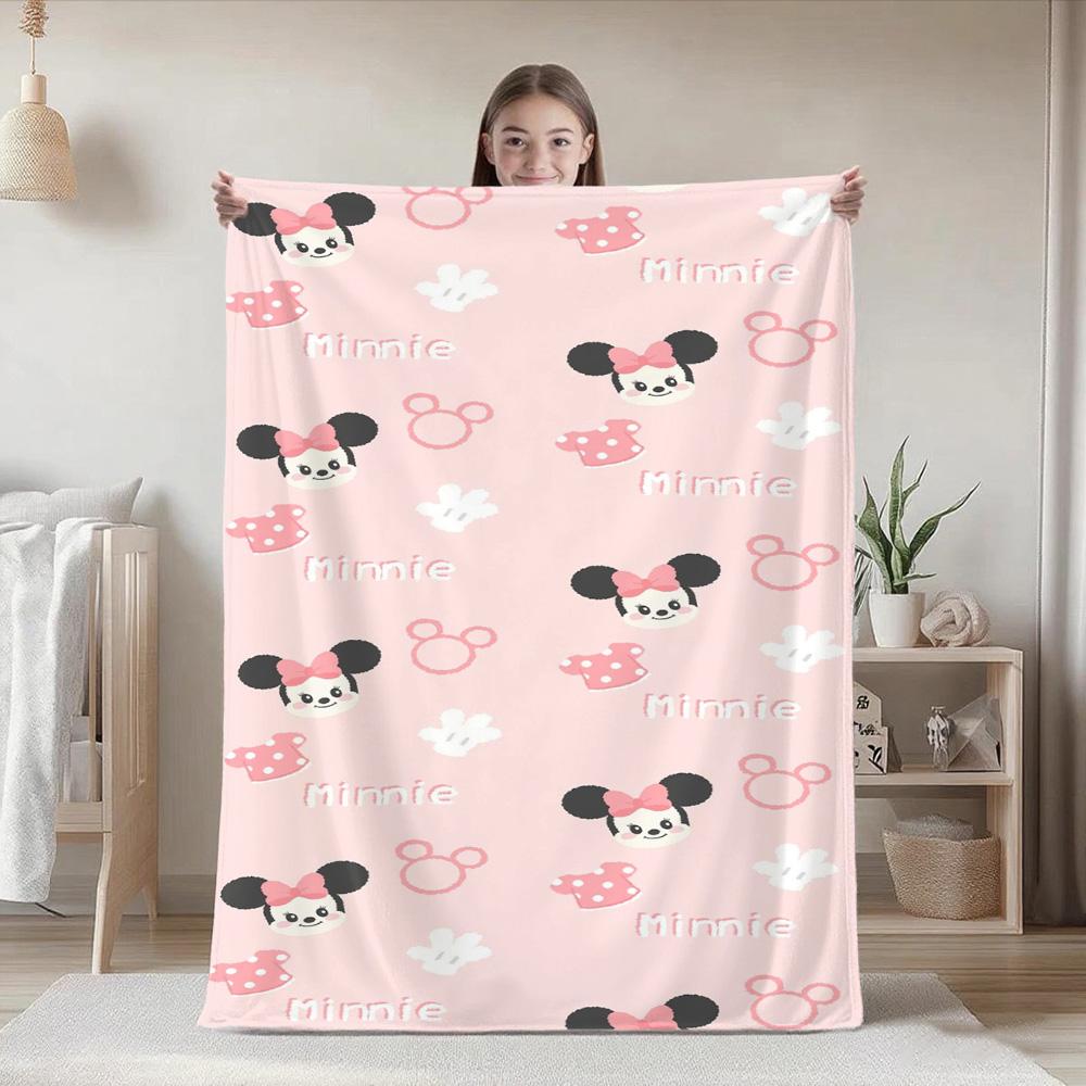 

Home and Decoration Cute Fashion Throw Blankets for Beds/sofa M-Minie mouse Blanket for Camping/Traveling Blanket Best Gifts 75cmx90cm