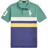 Polo Color Block Cotton Pique Polo Shirt Kids Tops Multicolor CWPOKNIY8021456-999