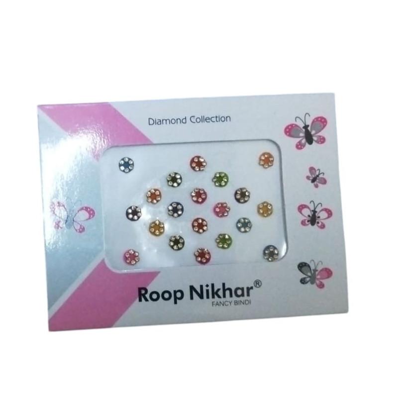 

@ Fancy Bindi With Stone Multicolor Round Shape For Women Zr-8089-60%Off
